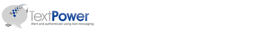 Alert and authenticate using text messaging